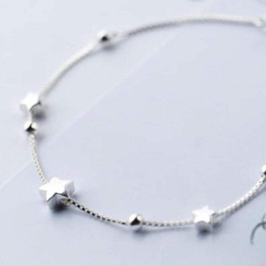 Moveable Star and Ball Bracelet