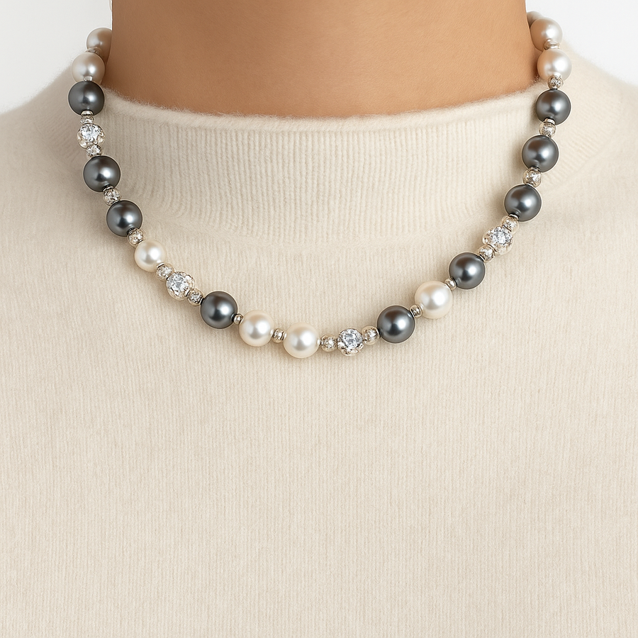 Alison Grey Mix Necklace