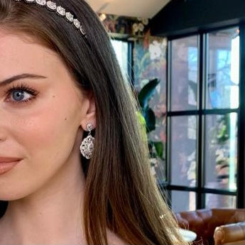Margo silver & crystal earring – Azure Jewellery Ireland