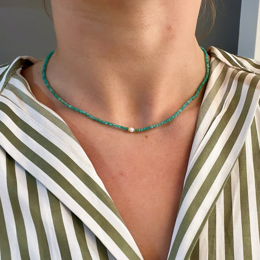 Pearl Centre Turquoise Natural Stone Necklace