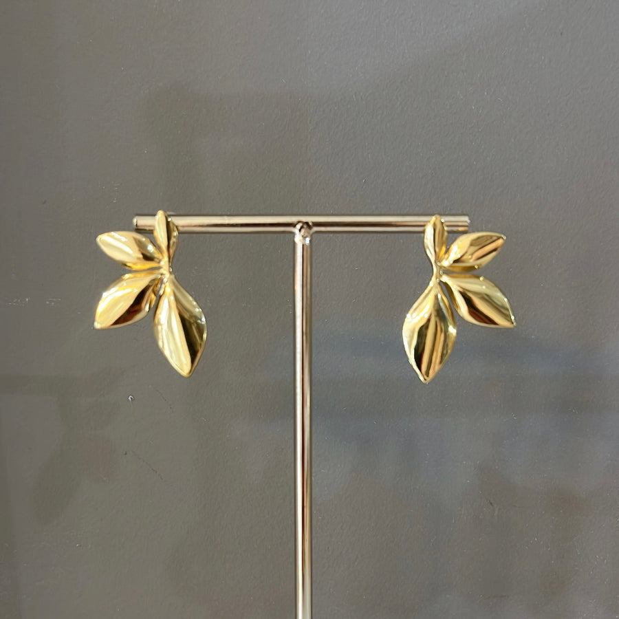 Gold Leaf Earring