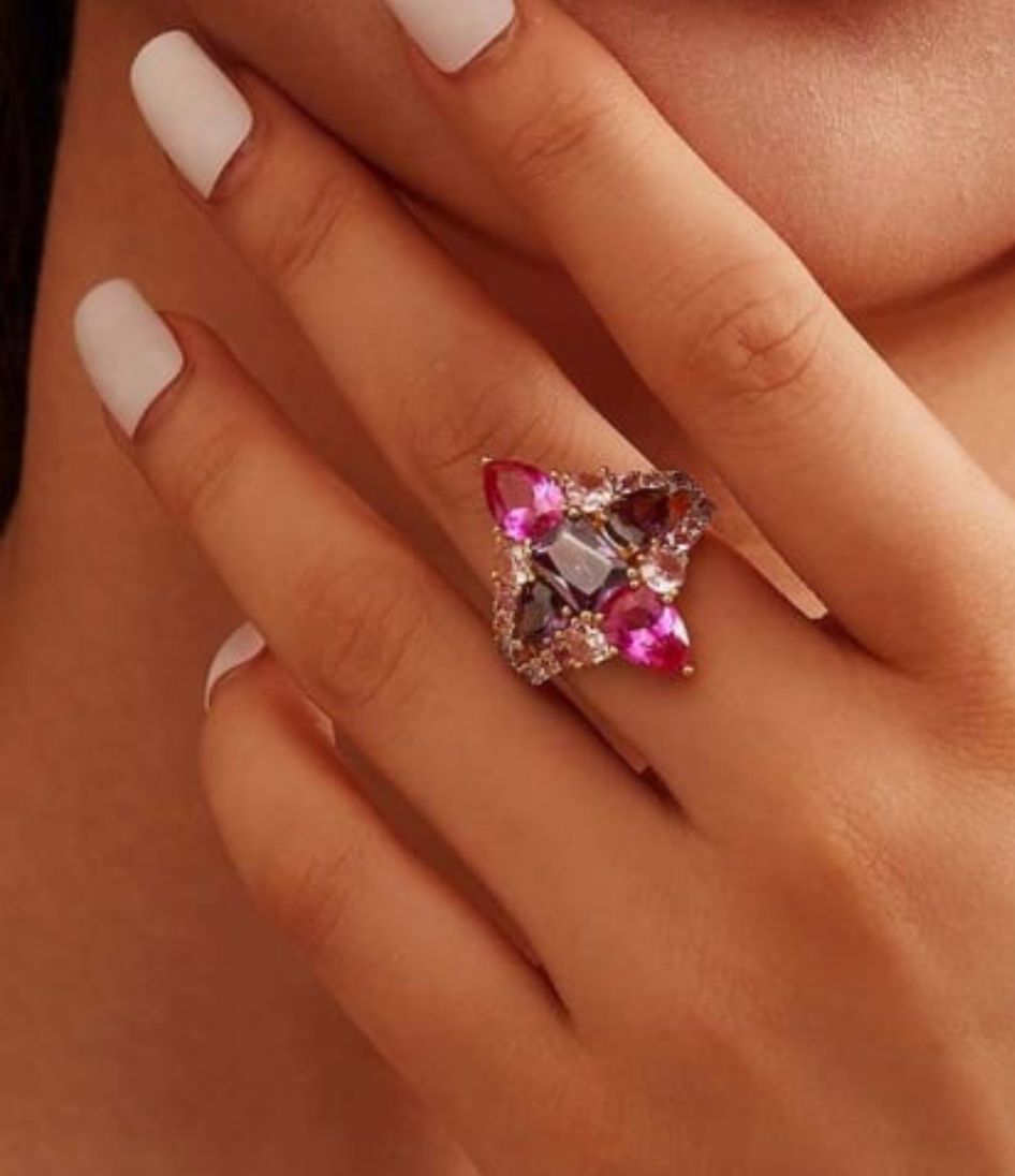 Coloured cocktail ring – Azure Jewellery Ireland