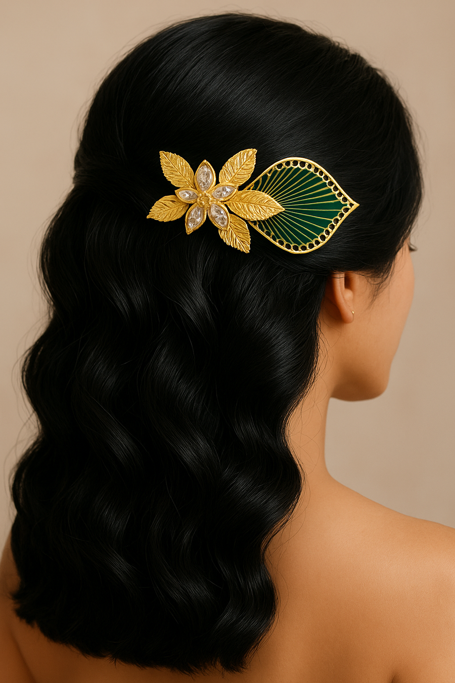 Allegra Fan Headpiece