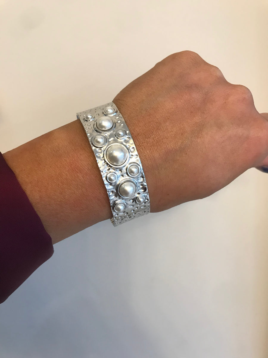 Pearl encrusted Bangle