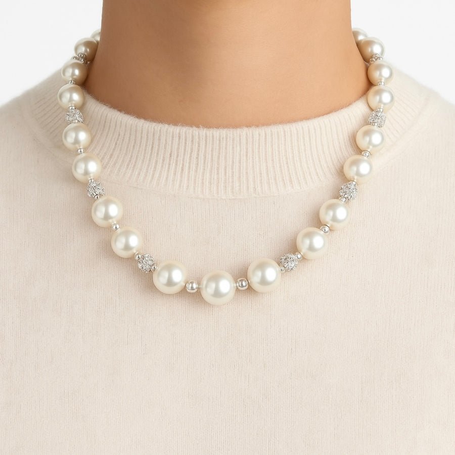 Alison White Mix Necklace