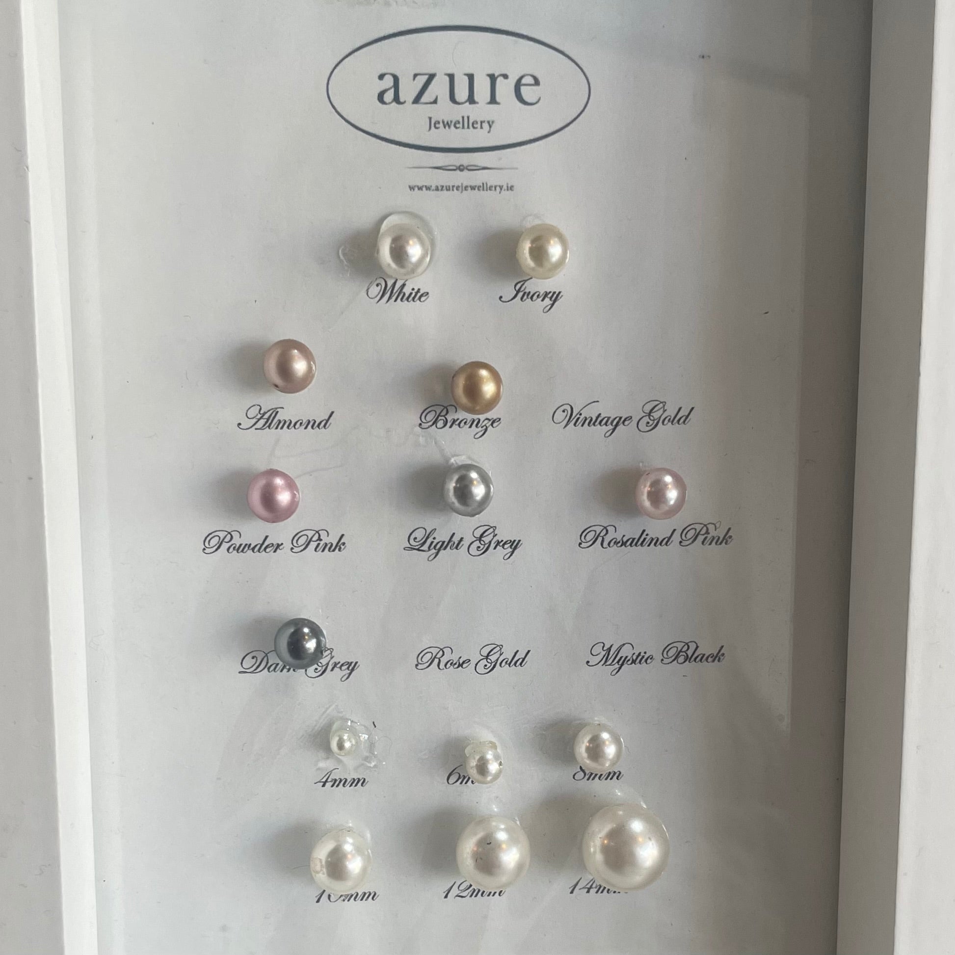 Pearl disc crystal necklace – Azure Jewellery Ireland