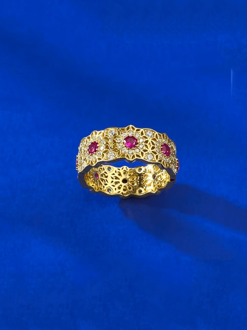 Gold plated Flower Ring