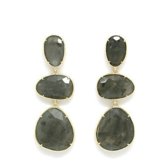 Forest Green Drop Earrings