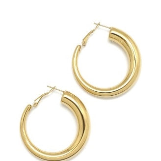 Gold Plated Hoop Earrings