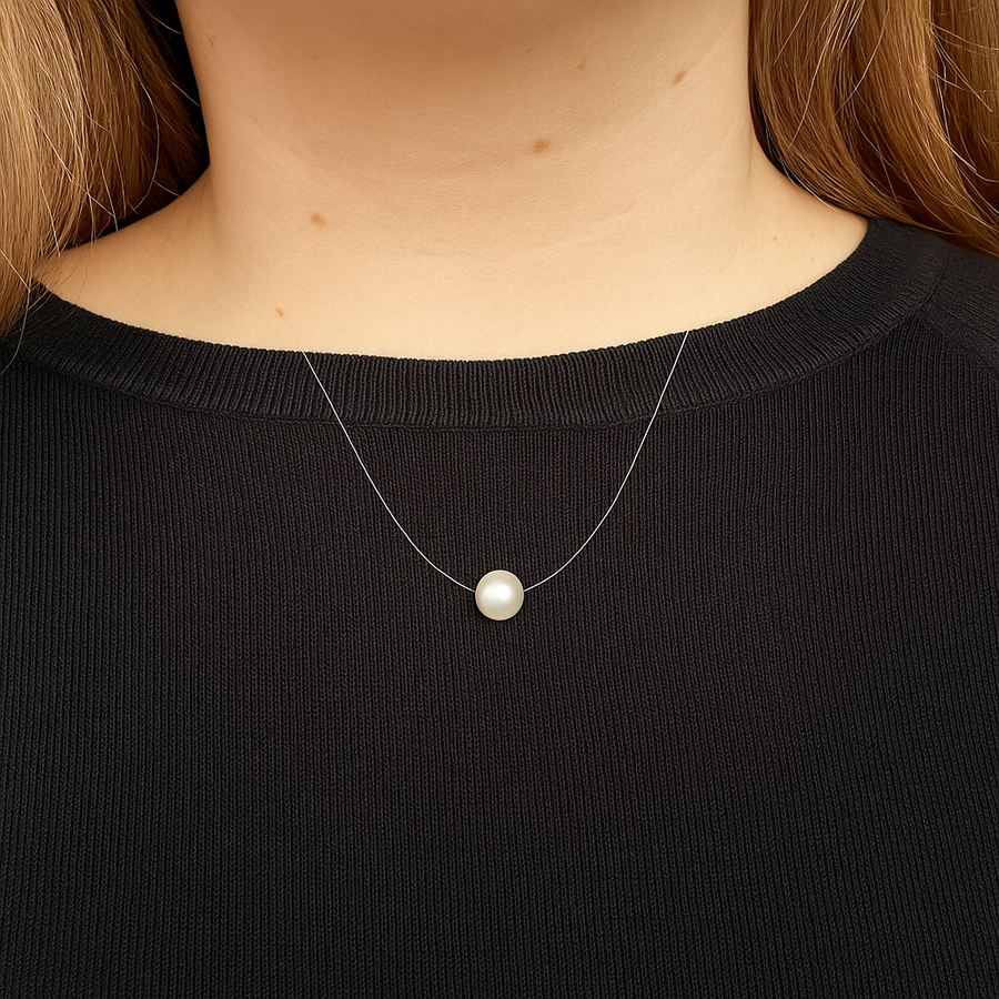 Floating Pearl Necklace