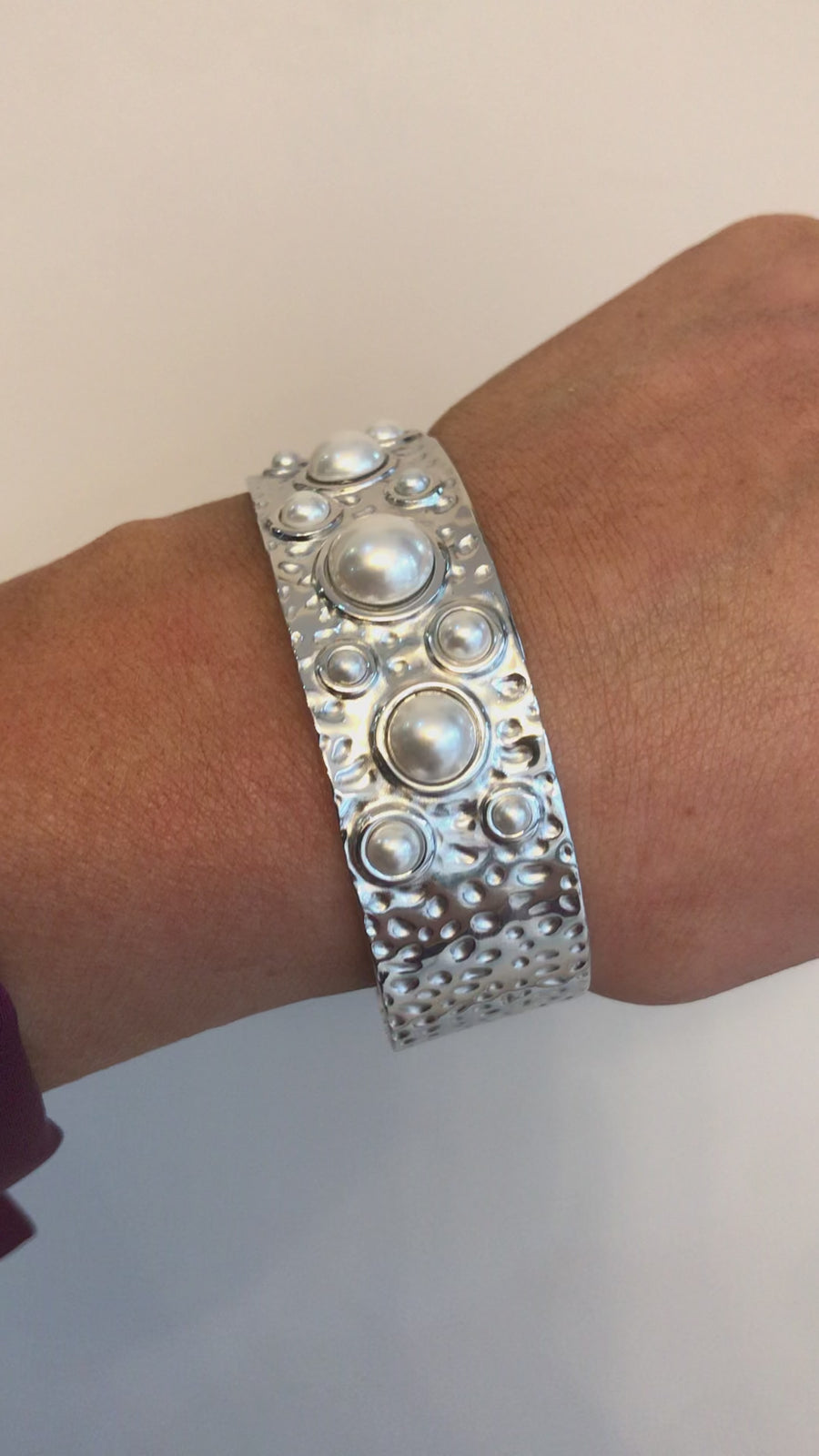 Pearl encrusted Bangle
