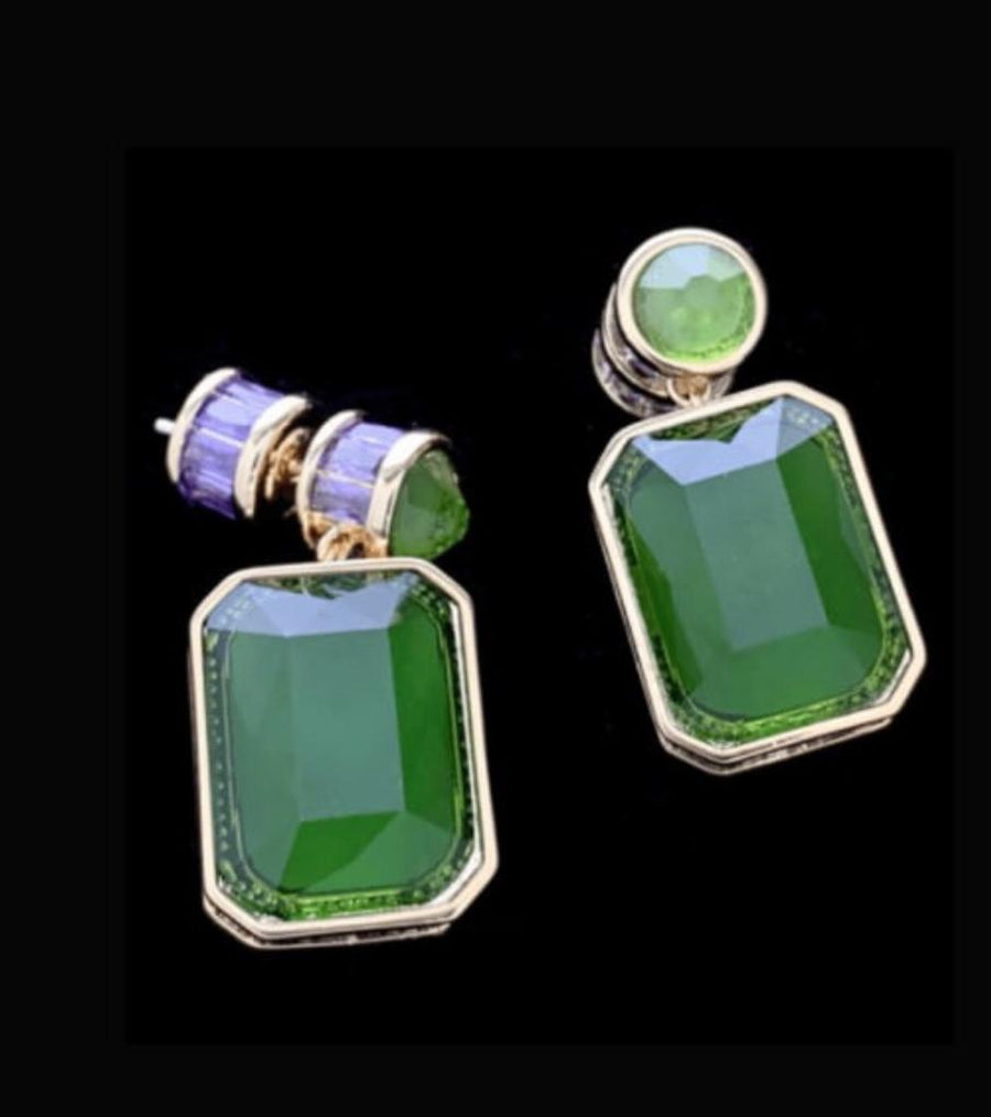 Green & purple crystal