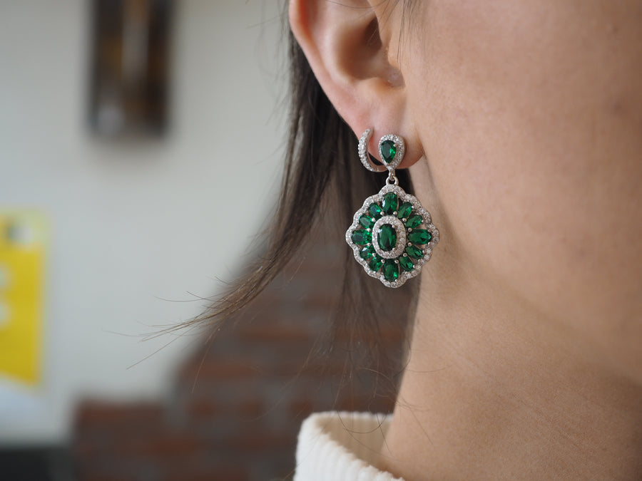 Margo emerald earring