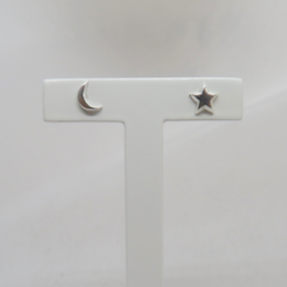 Star and moon earrings